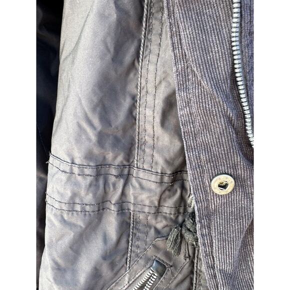 Snobbish‎ Women's Black Winter Coat Parka Fleece Warm Jacket Large *PICS GUC - Picture 12 of 14